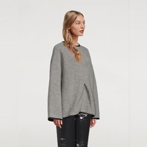 TOVE Olympia boiled wool pintuck top 12 (42)